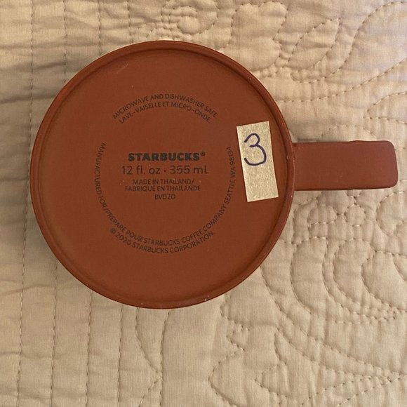 Mermaid Spring 2021 Starbucks 50th Anniversary Mug Terra Cotta Ceramic 12 Oz Mug - Picture 15 of 15